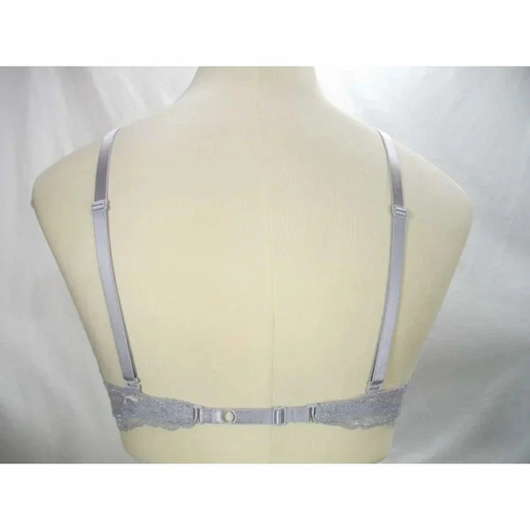 34C Le Mystere 4499 Perfect 10 Underwire Bralette Frost Gray NWT  New with Tags - Picture 9 of 9